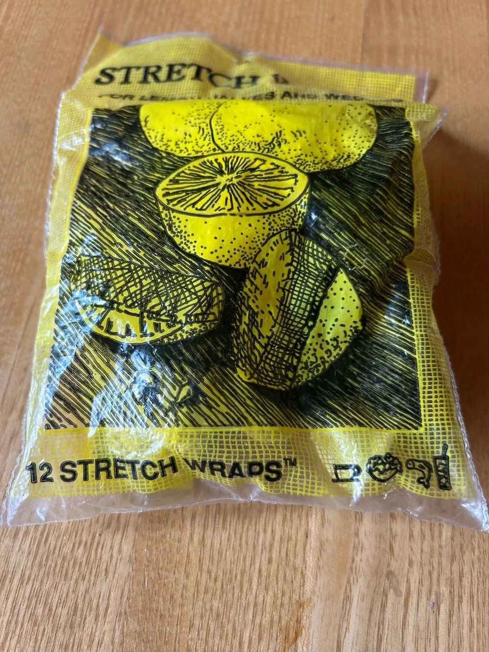 Yellow Stretch Wraps for Lemons 🍋🍋🍋- 12 Count